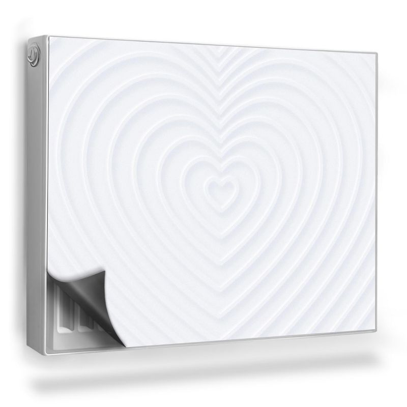 Ozdobny magnes na kaloryfer Wallfluent 80x60 cm Serca 1 szt.