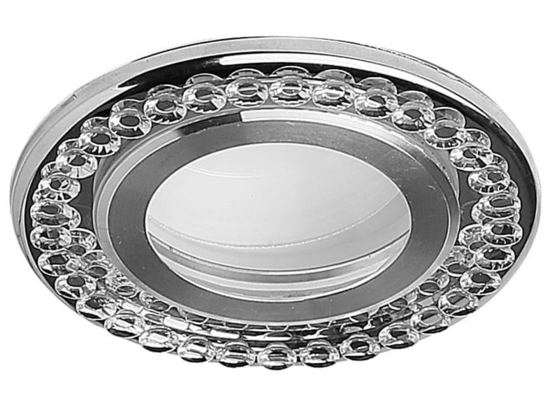 Oprawa sufitowa wpuszczana Candellux Ssp chromowana LED 5W 6500K 500lm IP20 wym: 12,3 x 12,3 cm okrągła - 1 szt.