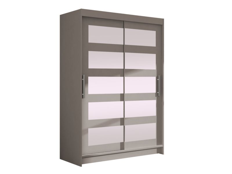 Szafa MIRJAN 24 z drzwiami przesuwnymi Miami IV kaszmir/lustro 1 szt.