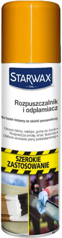 Rozpuszczalnik i odplamiacz Starwax 300 ml