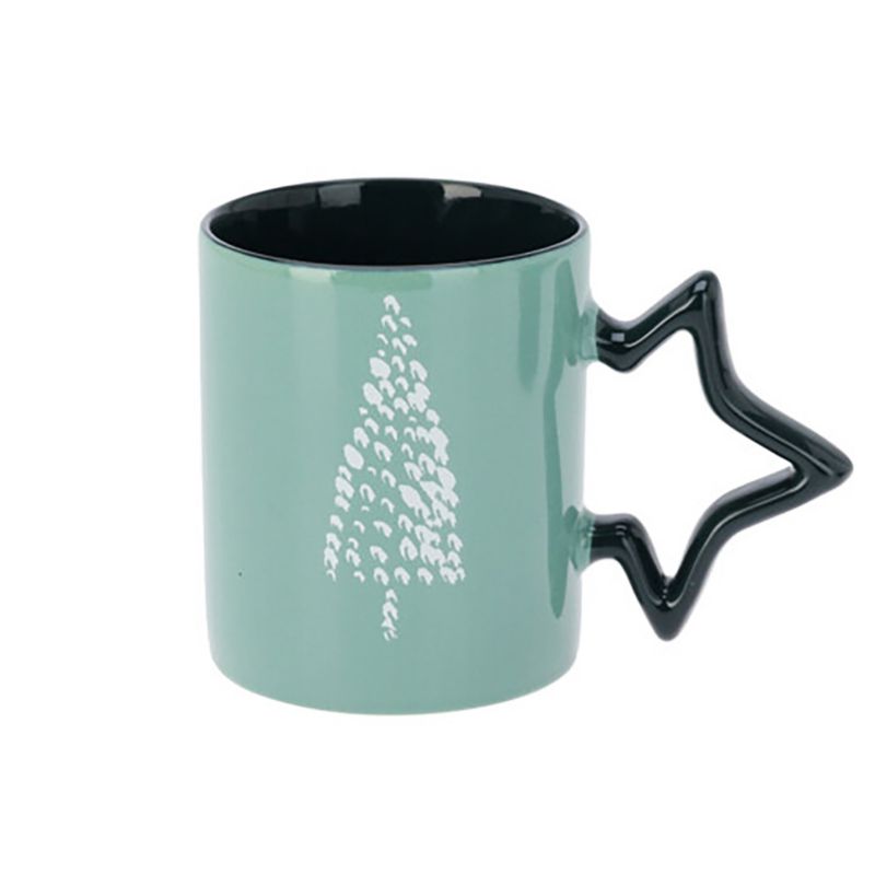 Kubek EDANTI Z Uchem Świąteczny 380 ml Porcelanowy Zimowy 1 szt.