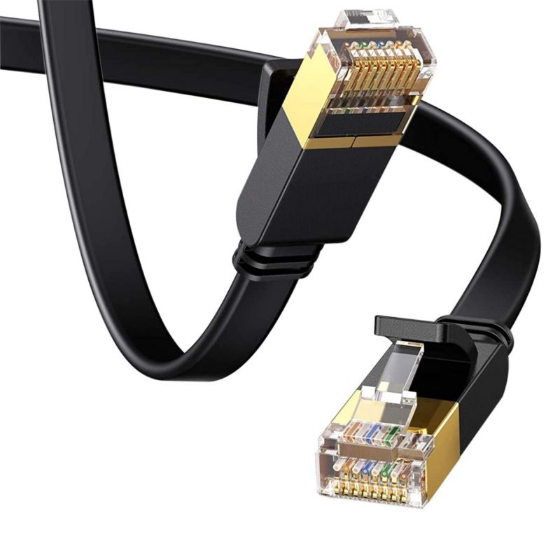 Kabel sieciowy ethernet LAN Vayox VA0065-10 cat.7 S/FTP płaski RJ45 10m 1 szt.