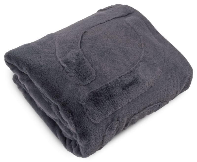 Narzuta na łóżko Multidecor Rabbit Jaquard 120 x 160 cm antracytowa 1 szt.