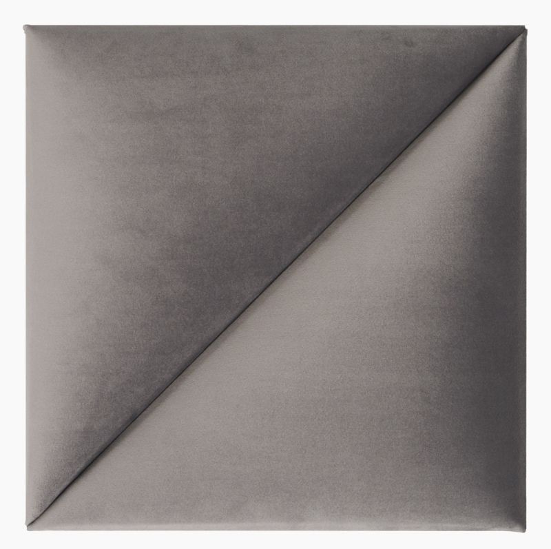 Panel ścienny tapicerowany Stegu Mollis trójkąty 30 x 30 cm szary