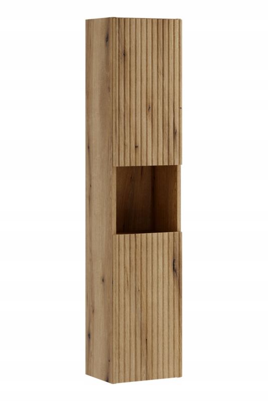 Słupek łazienkowy Furnidea 30 cm dąb Coast Evoke ryflowany Nova 1 szt.