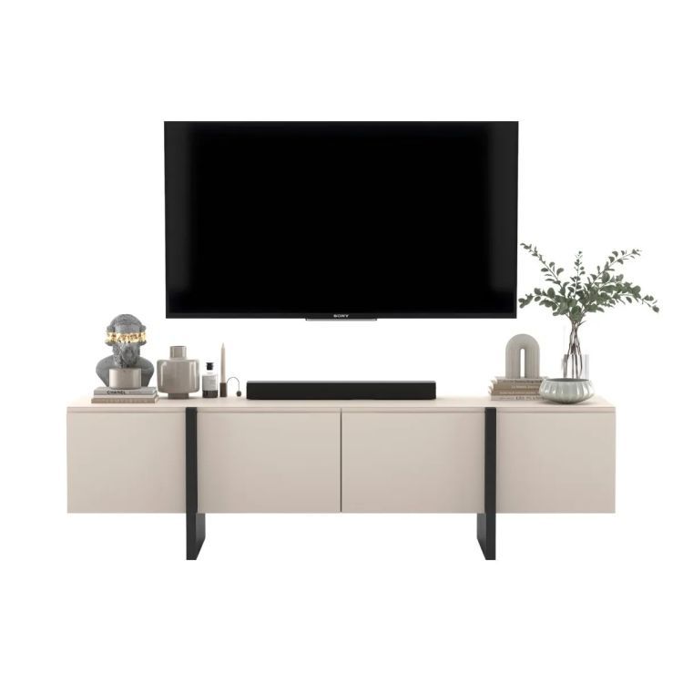 Szafka RTV Meble Lindner GRANT 180cm granatowy mat 1 szt.