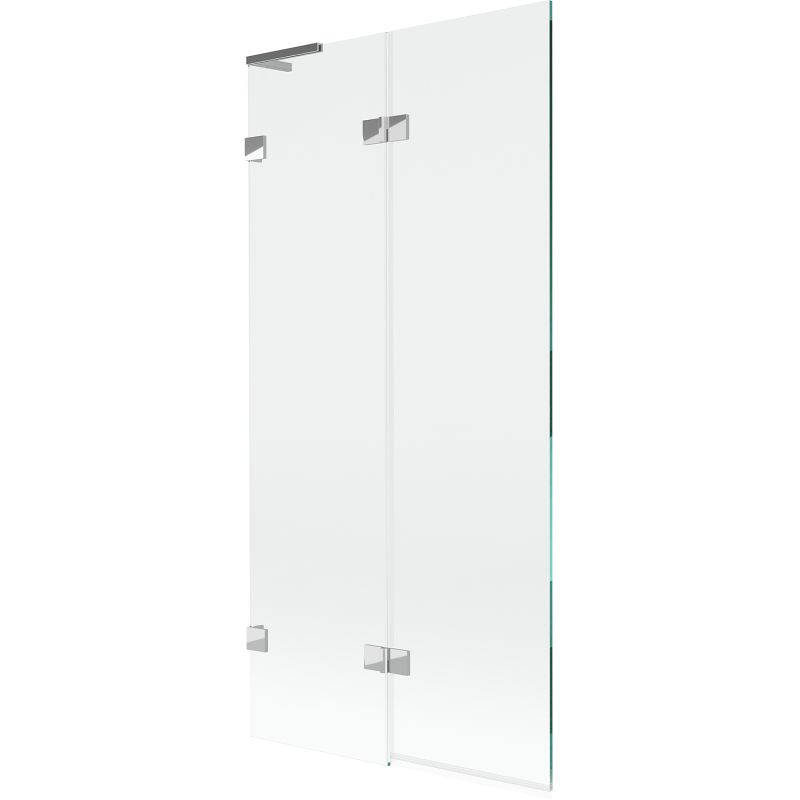 Parawan nawannowy 2-skrzydłowy Mexen Lunar L chrom transparent 90 x 150 cm 1 szt