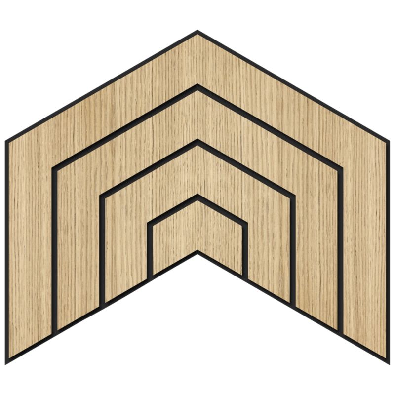 Panel Frezowany MAXSTONE DOME OAK dekor ścienny modułowy 1 szt.