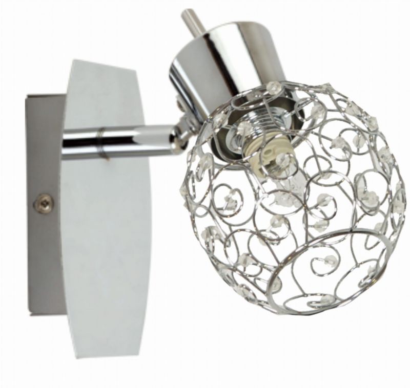 Kinkiet ścienny Candellux Horus chromowany 1 x G9 x 40W IP20 wym: 15 x 15 x 15 cm - 1 szt.