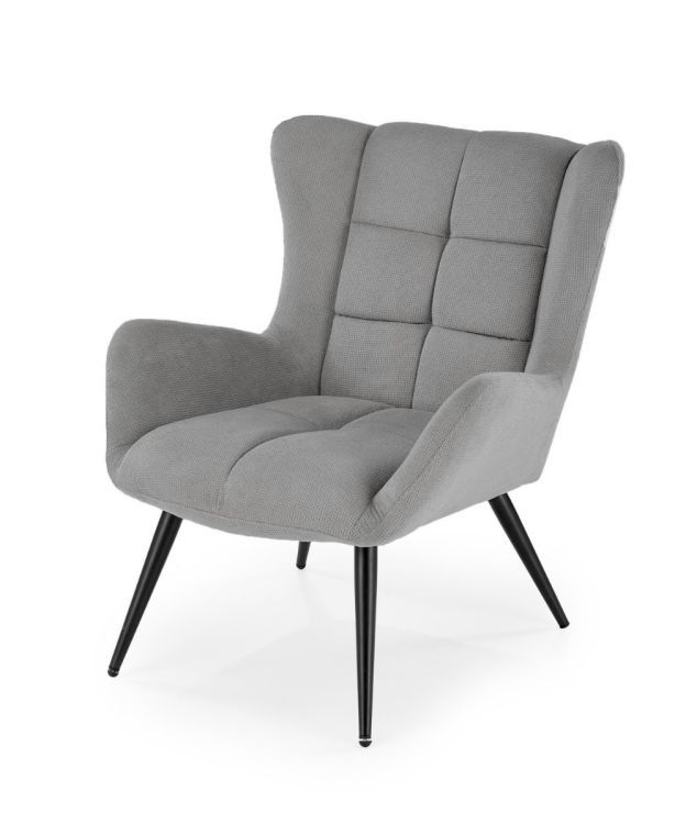 Fotel Halmar tapicerowany BYRON szary 1 szt