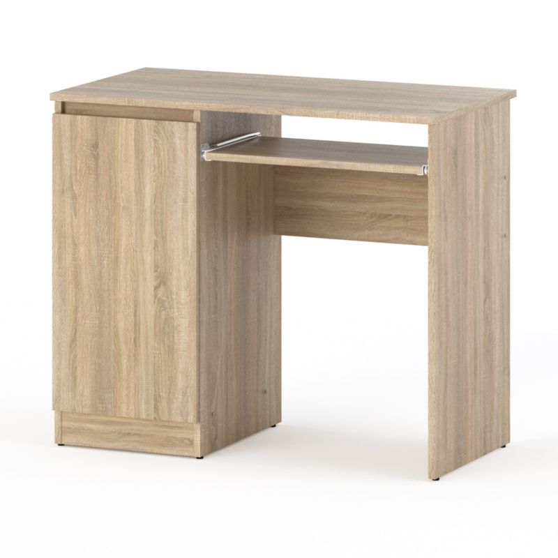 Biurko Hurtownia-Mebli 1 Drzwi Hugo 1D 90cm Dąb Sonoma Dąb Sonoma 90x50x77 cm 1szt.