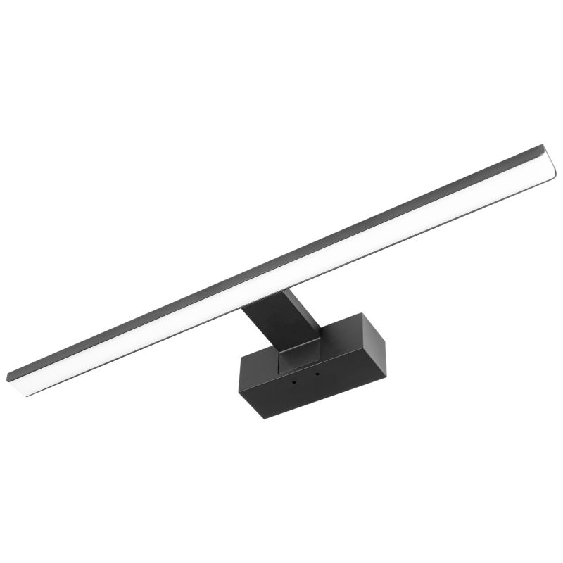 Kinkiet ścienny LED MasterLED Besta 12W 50 cm IP44 neutralna biel 4000K czarny 1 szt.