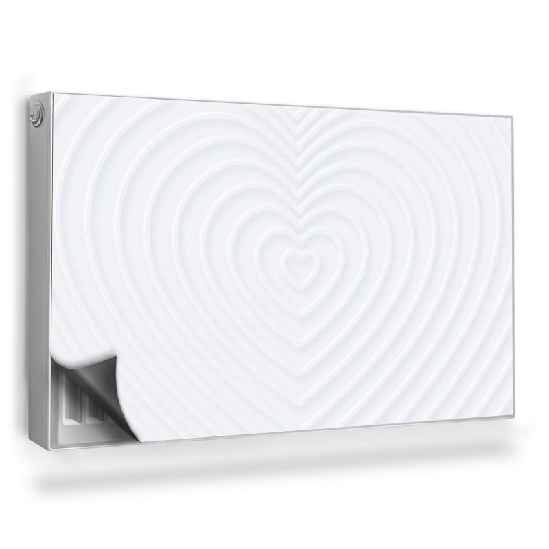 Ozdobny magnes na kaloryfer Wallfluent 100x60 cm Serca 1 szt.