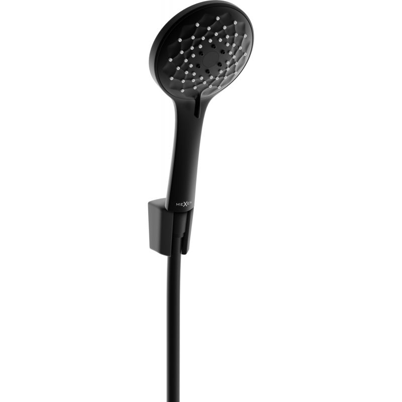 Zestaw prysznicowy punktowy Mexen R-74 czarny 3-funkcyjny 1 szt.