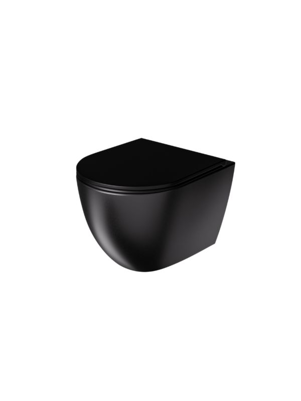 Miska WC Uptrend CANEO czarny mat, VORTEX 1 szt.