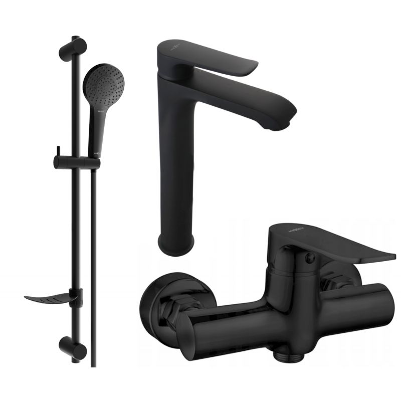 zestaw prysznicowy Mexen Pecos czarny 1 szt.