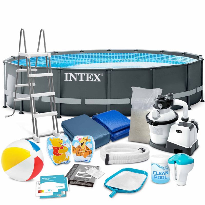 Basen ogrodowy Bestway stelażowy z pompa 488x122cm 26326-17W1 1szt.