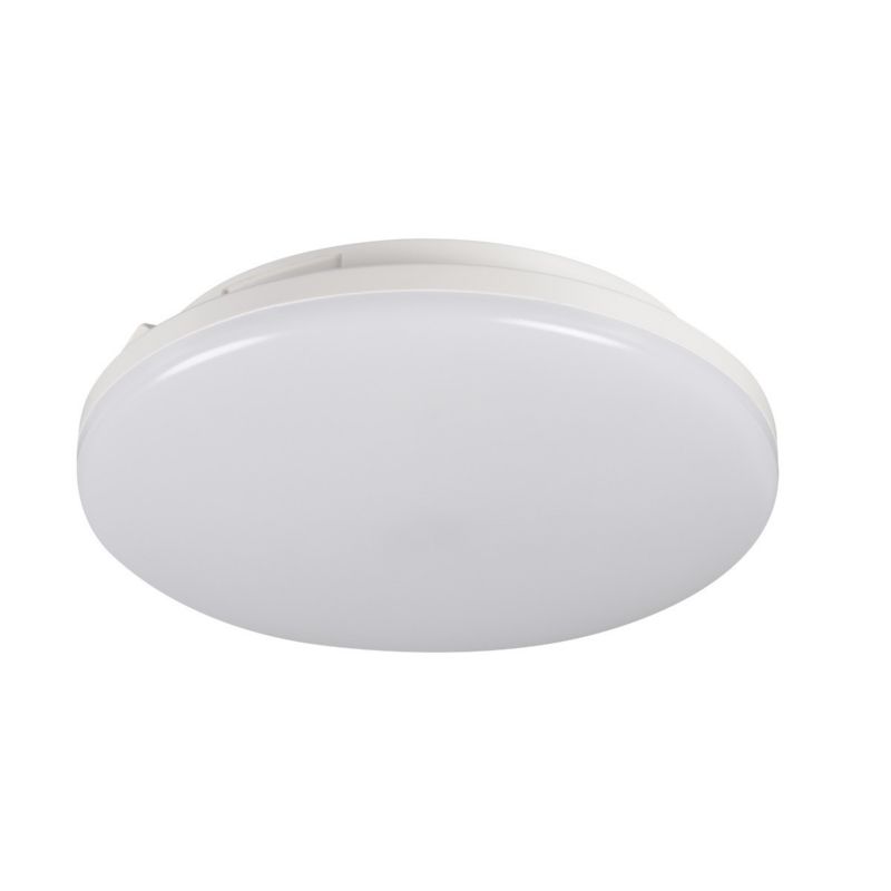 Plafon sufitowy nowoczesny Kanlux Stivi biały LED 10W 4000K 1200lm czujnik IP65 wym: 22 x 22 cm tworzywo sztuczne - 1 szt.
