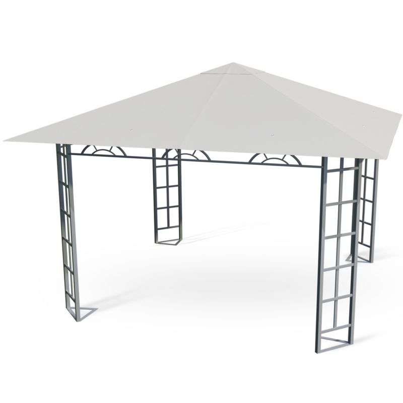 Pawilon ogrodowy Plonos namiot imprezowy 3x3m beżowy 1 szt.