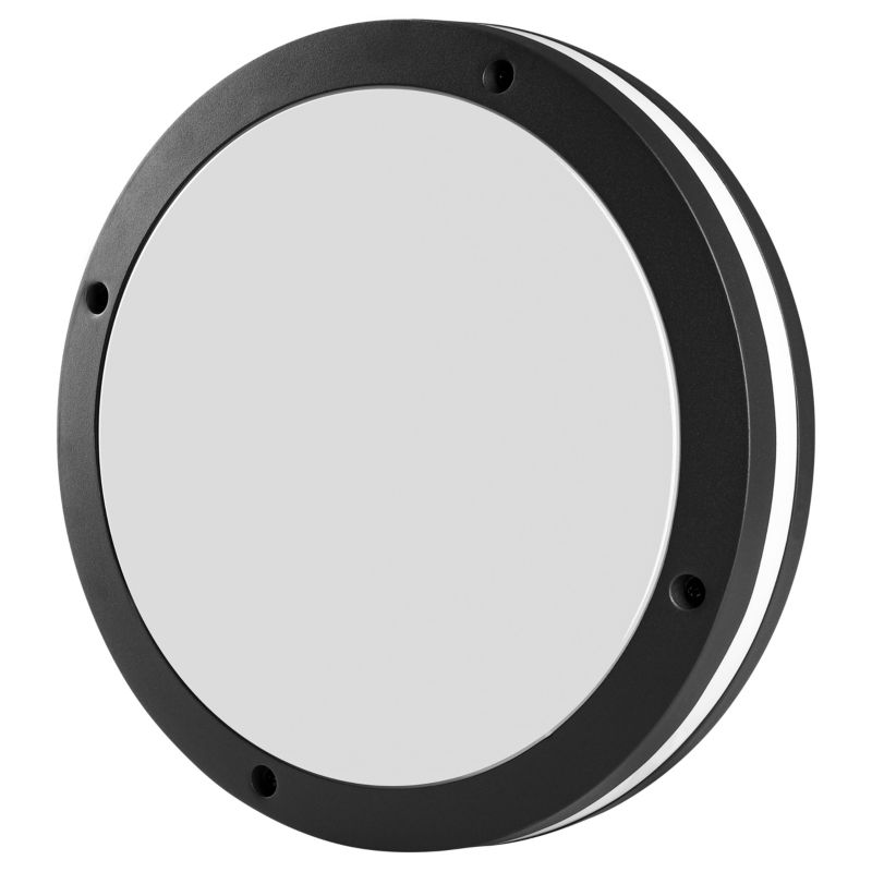 Oprawa architektoniczna LED MasterLED Paula E27 IP44 czarna okrągła 1 szt.