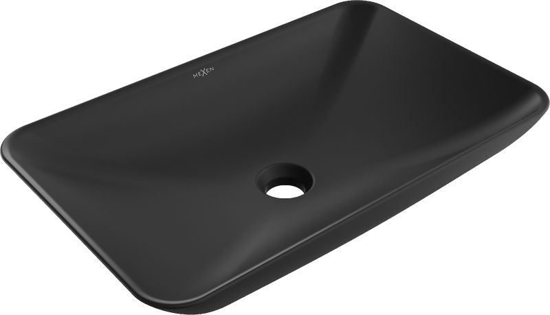 Umywalka nablatowa Mexen Avila czarna 58,5 x 37 cm 1 szt.