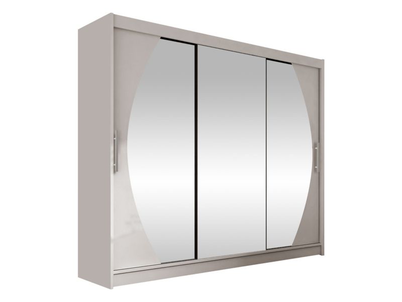 Szafa MIRJAN 24 z drzwiami przesuwnymi Aston V kaszmir/lustro 1 szt.