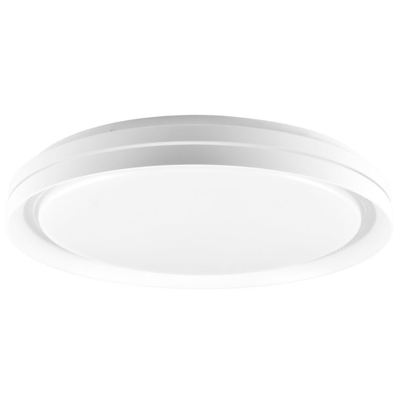 Plafon sufitowy Polux Eliza biały LED 48W 3000K-6000K 5200lm IP44 wym: 8,5 x 38,5 x 38,5 cm aluminium - 1 szt.