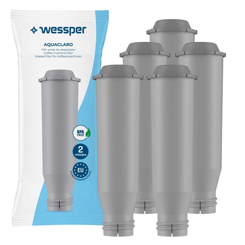 Filtr wody, Wessper, do ekspresu Krups Nivona, zamiennik, węglowy, 5szt