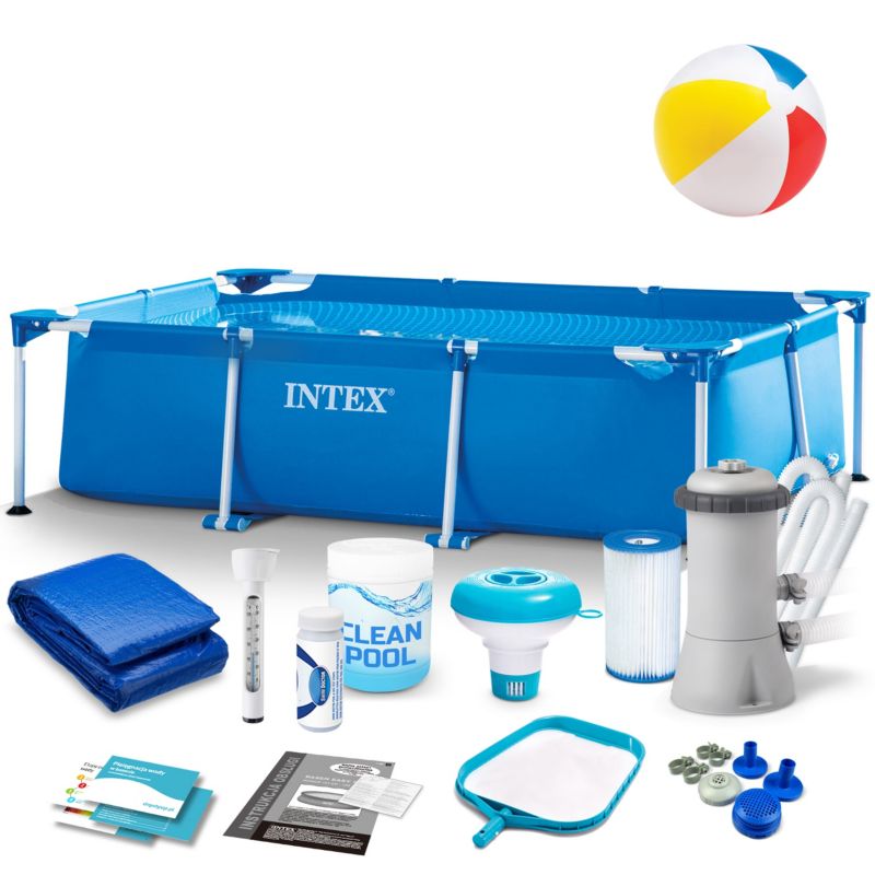 Basen ogrodowy Intex stelażowy 220x150x60cm 28270-15W1 1 szt.