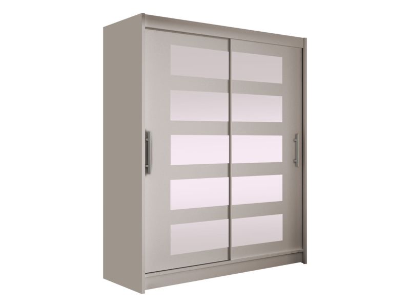 Szafa MIRJAN 24 z drzwiami przesuwnymi Presto V kaszmir/lustro 1 szt.