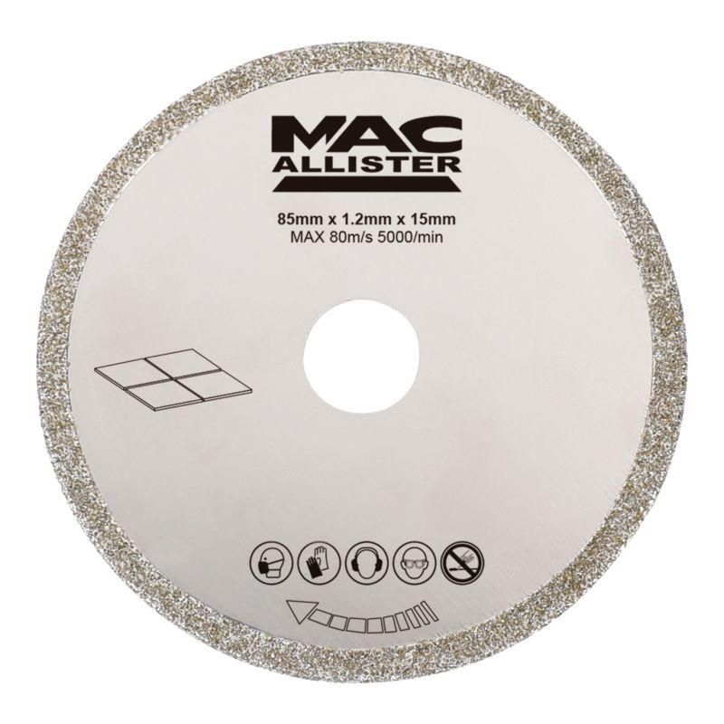 Tarcza do miniszlifierki Mac Allister 85 x 15 mm