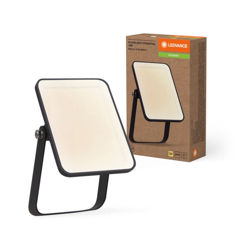 Naświetlacz LED Ledvance Reflektor Zewnętrzny Lampa 10W 750lm 3000K IP65 Czarny 1 szt.