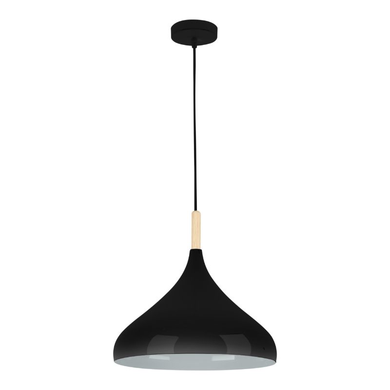 Lampa wisząca, DPM, E27, czarny, 1szt