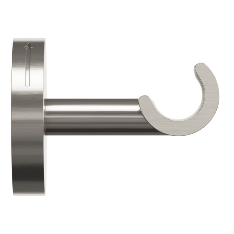 Wspornik ścienny pojedynczy GoodHome Athens XS 16 mm szary