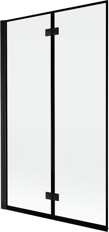 Parawan nawannowy Mexen Mist czarny 110 x 150 cm 2-skrzydłowy - 8A9-110-002-70-70-L 1 szt.
