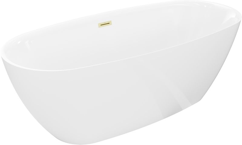 Wanna wolnostojąca Mexen Luvo Slim biała 170x75 cm .- 52801707500-55 1 szt.