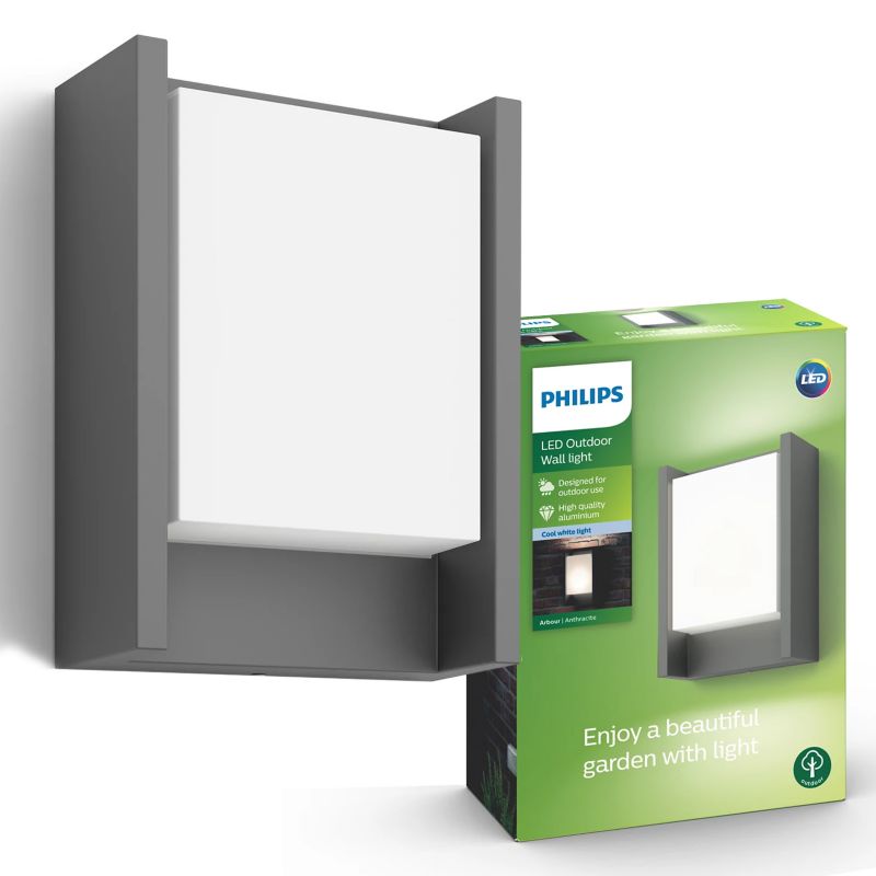 Lampa elewacyjna Philips myGarden Arbour 4000K antracytowy 1x6W 1 szt.