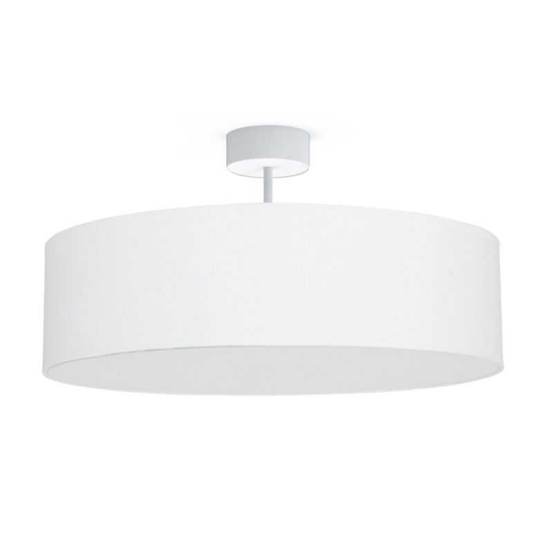 Lampa sufitowa Nowodvorski Lighting Violet biała okrągła 50 cm do salonu sypialni 3xE27 x 25W 1 szt.