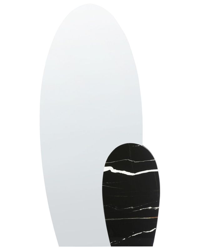 Lustro ścienne Vierzon 58 cm 120 cm Czarny 1 szt.