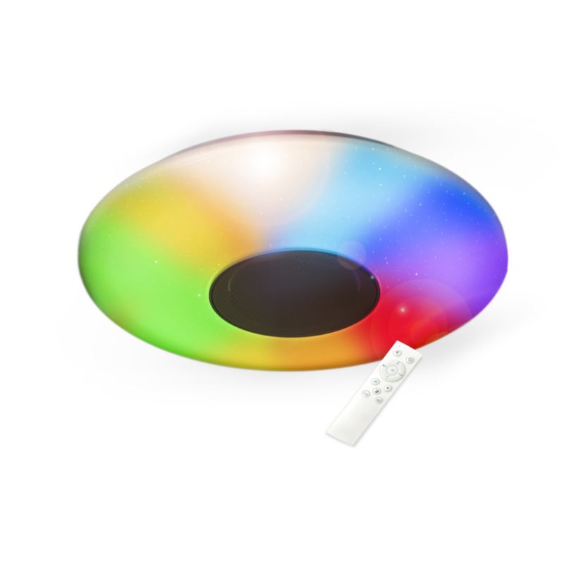 Plafoniera LED LightLogic LL LIBRED CCT+RGB 66510 natynkowy lampa pilot super głośnik 1 szt.