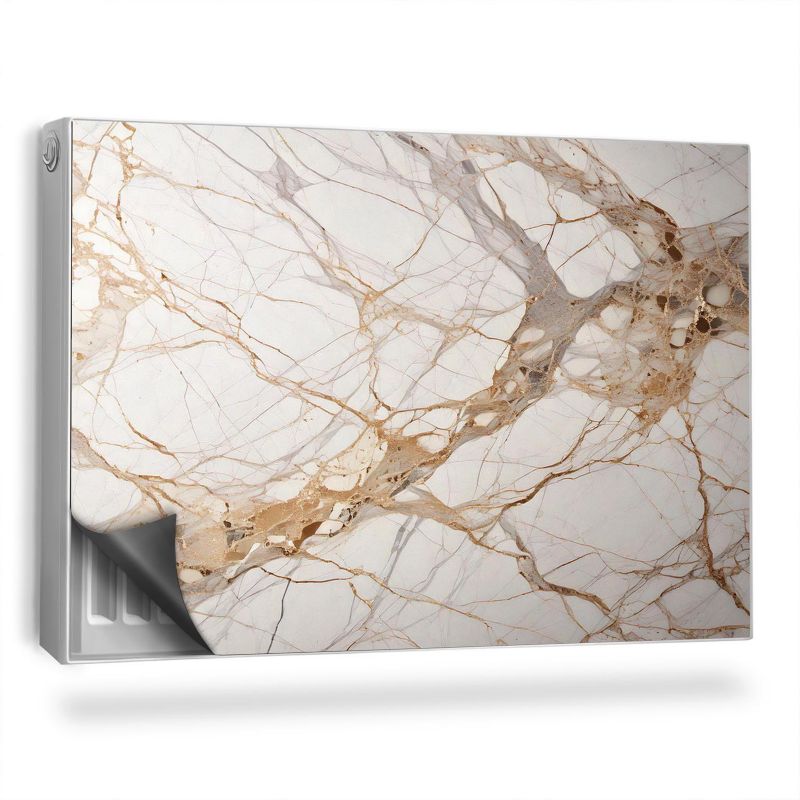 Ozdobny magnes na kaloryfer Wallfluent 90x60 cm Tekstura marmuru 1 szt.