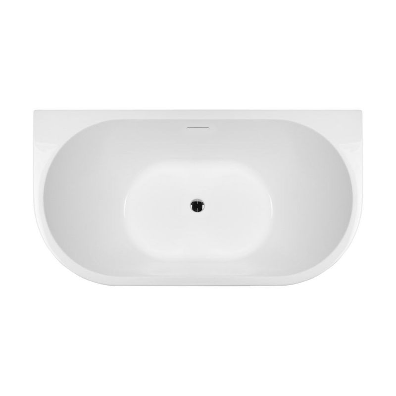 Wanna przyścienna Oltens Delva 150x70cm akrylowa owalna 1 szt.
