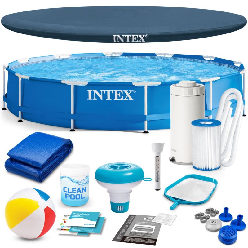 Basen ogrodowy Intex stelażowy 366x76cm 28212-15W1A 1 szt.