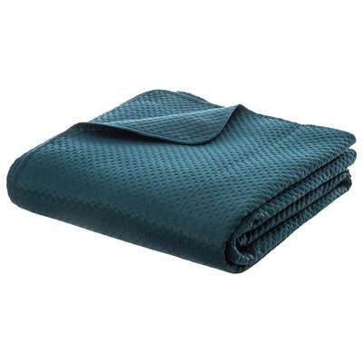 Zestaw narzuta na łóżko Dolce Atmosphera glamour morska 240x260 cm + 2 poszewki do sypialni 1 zest.