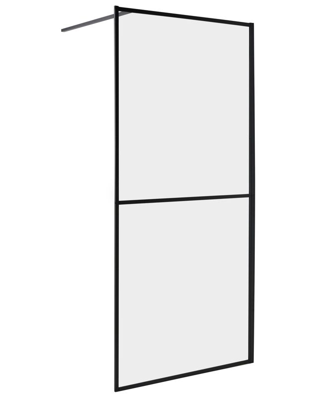 Ścianka prysznicowa Aculeo 90 x 195 cm Czarny 1 szt.