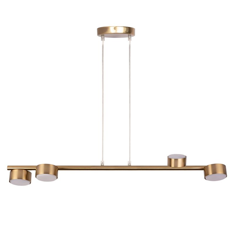 Lampa wisząca Sigma Lighting Punto 7453 złoty szczotkowany dekoracyjna 4xGX53 x 1 szt.