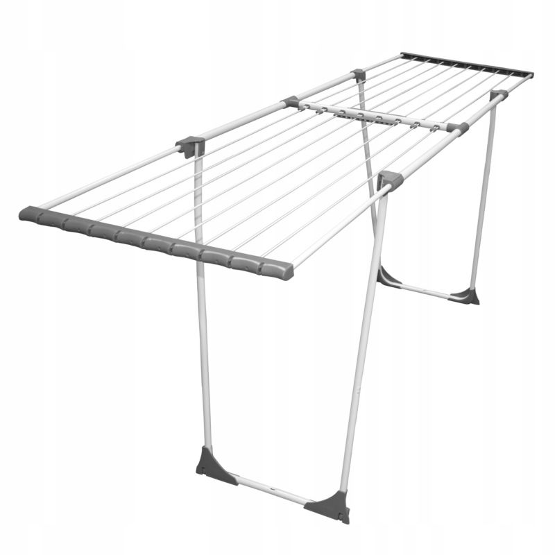 Suszarka stojąca Rodeno biała teleskopowa 1 szt.