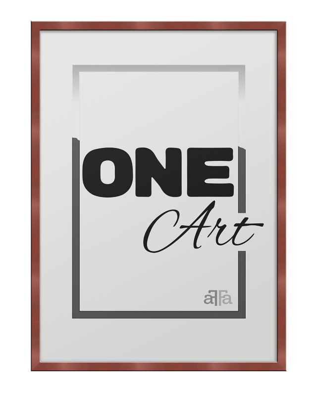 Ramka Hekla 50x70 (B2) MDF plakat różowe złoto 1szt.