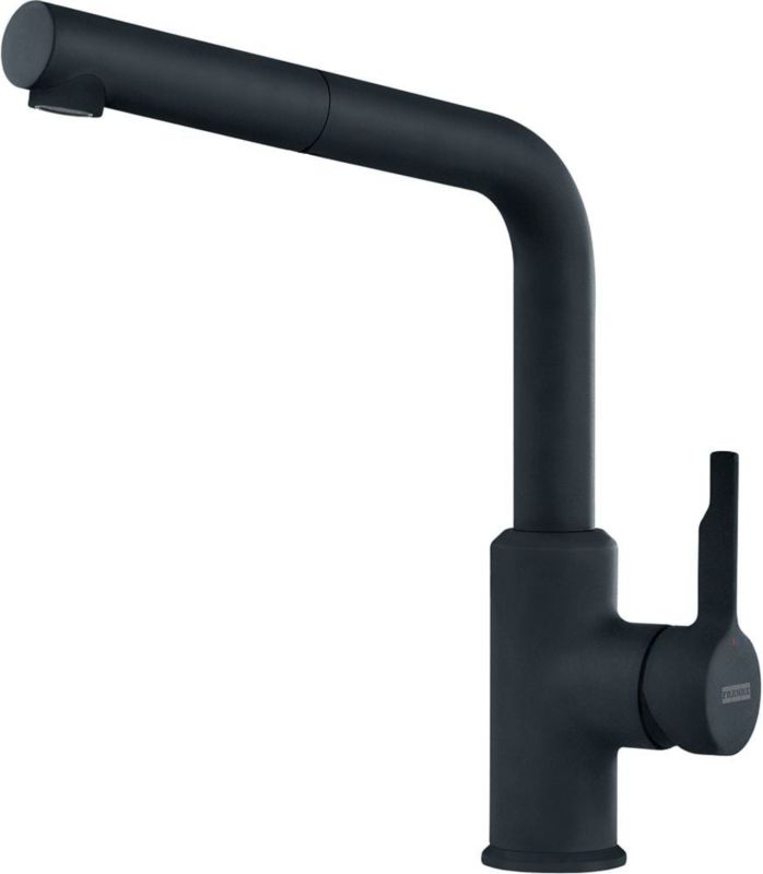 Bateria kuchenna Franke Urban czarny mat z wyciąganą wylewką 1 szt.