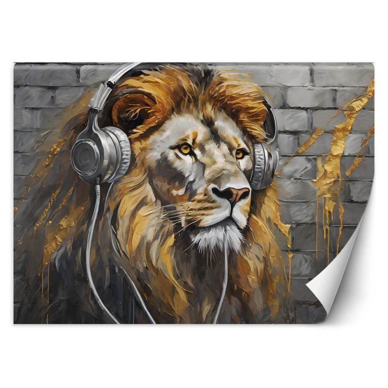 Fototapeta Feeby Lew Muzyka Zwierzęta 450x315 1 szt